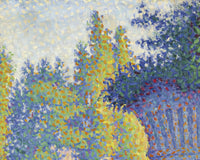 Saint-Tropez, Fontaine des Lices, Paul Signac, detail
