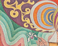 Portret van Félix Fénéon, Paul Signac, detail
