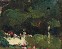 Jardin du Luxembourg, stormachtige lucht - Luxembourg Gardens, Stormy Sky - detail
