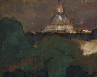 Jardin du Luxembourg, stormachtige lucht - Luxembourg Gardens, Stormy Sky - detail