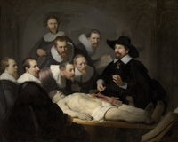 De anatomische les van Dr. Nicolaes Tulp, Rembrandt van Rijn, kunstdruk van willem.