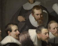 De anatomische les van Dr. Nicolaes Tulp, Rembrandt van Rijn, detail