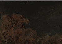 Landschap met de barmhartige Samaritaan, Rembrandt van Rijn, detail