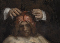 De anatomische les van Dr. Jan Deyman, Rembrandt van Rijn, detail