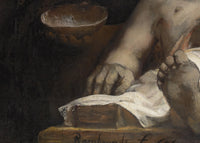 De anatomische les van Dr. Jan Deyman, Rembrandt van Rijn, detail