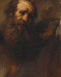 Mozes met de tafelen der wet, Rembrandt van Rijn, detail