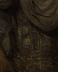 Twee Afrikaanse mannen, Rembrandt van Rijn, detail