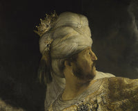 Het feestmaal van Belsazar, Rembrandt van Rijn, detail
