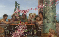 De rozen van Heliogabalus, Sir Lawrence Alma-Tadema, detail