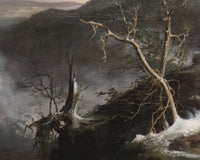 Sneeuwbui, Thomas Cole, detail
