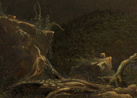 Zonsopgang in de Catskills, Thomas Cole, detail