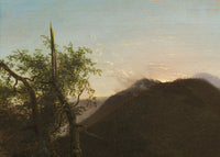 Zonsopgang in de Catskills, Thomas Cole, detail