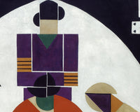 De kaartspelers, Theo van Doesburg, detail