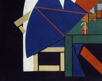 De kaartspelers, Theo van Doesburg, detail