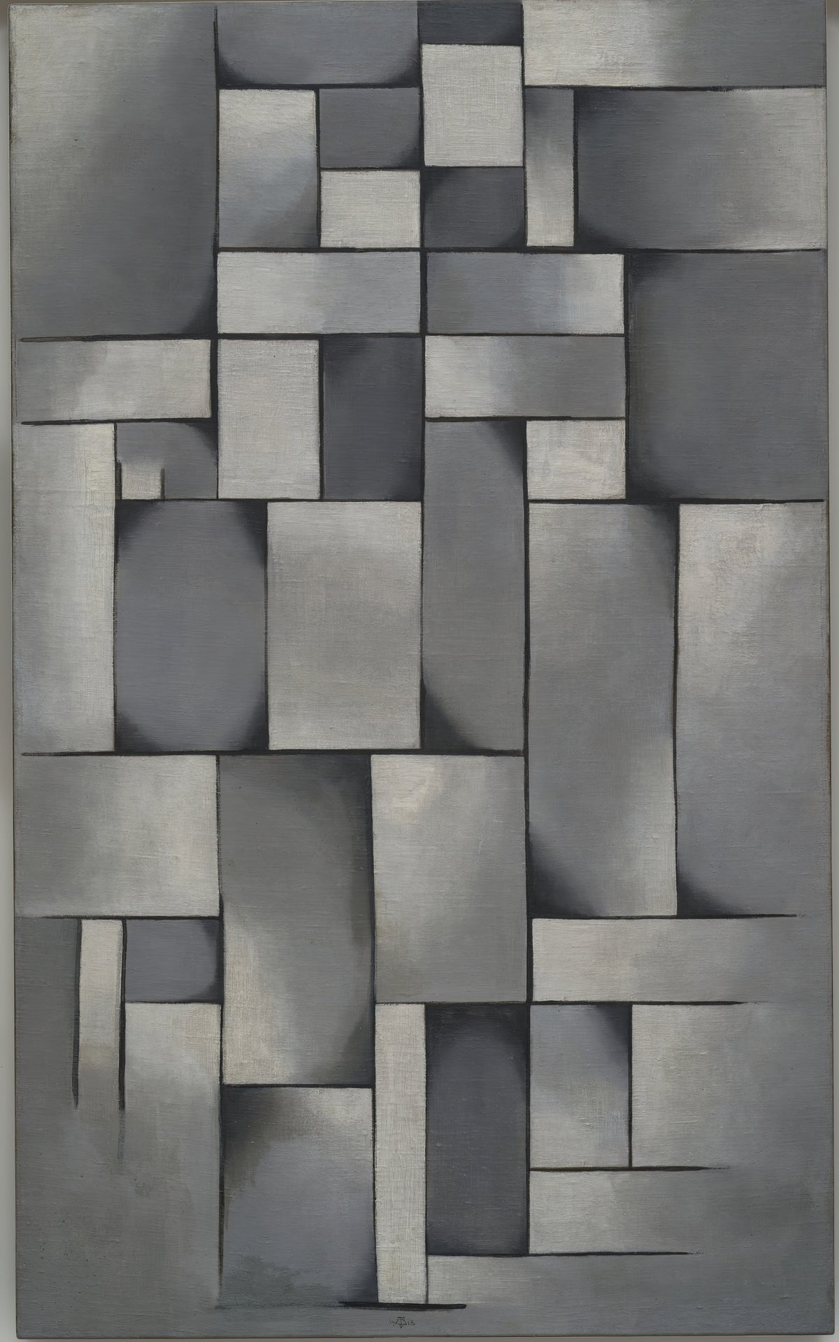 Compositie in grijs (Rag-time) - Composition in Grey (Rag-time)