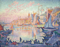 Port of Saint-Tropez, Paul Signac, kunstdruk van willem.