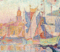 Port of Saint-Tropez, Paul Signac, detail