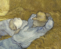 De siësta (naar Millet), Vincent van Gogh, detail