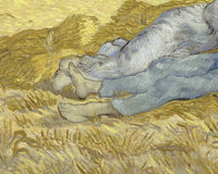 De siësta (naar Millet), Vincent van Gogh, detail