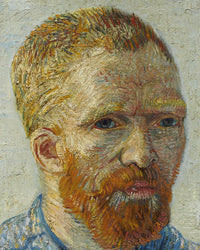 Zelfportret als schilder, Vincent van Gogh, detail