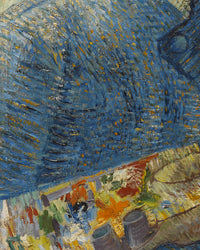 Zelfportret als schilder, Vincent van Gogh, detail