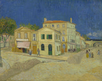 Het gele huis, Vincent van Gogh, kunstdruk van willem.