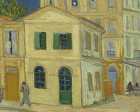 Het gele huis, Vincent van Gogh, detail