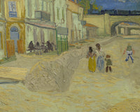 Het gele huis, Vincent van Gogh, detail