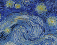 De sterrennacht, Vincent van Gogh, detail
