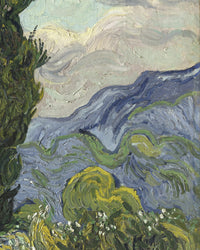 Cipressen, Vincent van Gogh, detail