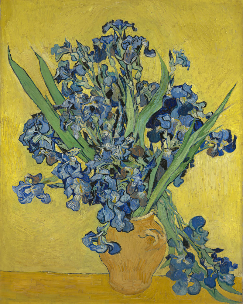 Irissen (1890), Vincent van Gogh, kunstdruk van willem.