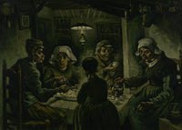 De aardappeleters, Vincent van Gogh, kunstdruk van willem.