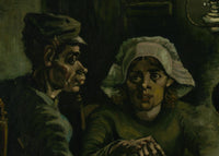De aardappeleters, Vincent van Gogh, detail