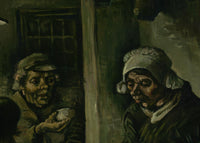 De aardappeleters, Vincent van Gogh, detail