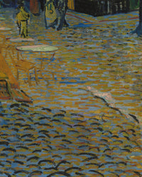Caféterras bij nacht (Place du Forum), Vincent van Gogh, detail