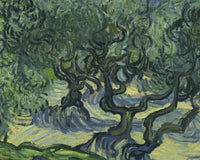 De olijfbomen, Vincent van Gogh, detail