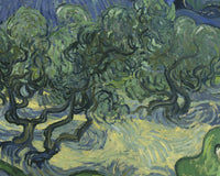 De olijfbomen, Vincent van Gogh, detail