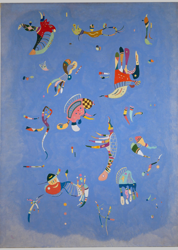 Hemelsblauw, Wassily Kandinsky, kunstdruk van willem.