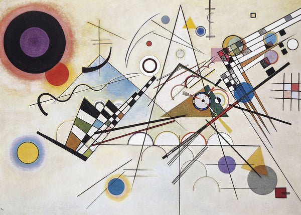 Compositie VIII, Wassily Kandinsky, kunstdruk van willem.