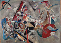 In het grijs, Wassily Kandinsky, kunstdruk van willem.