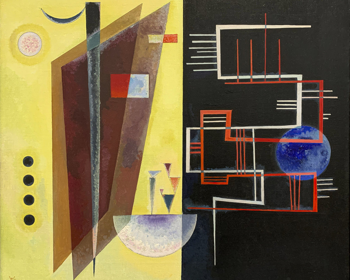 Innerlijk verbond, Wassily Kandinsky, kunstdruk van willem.