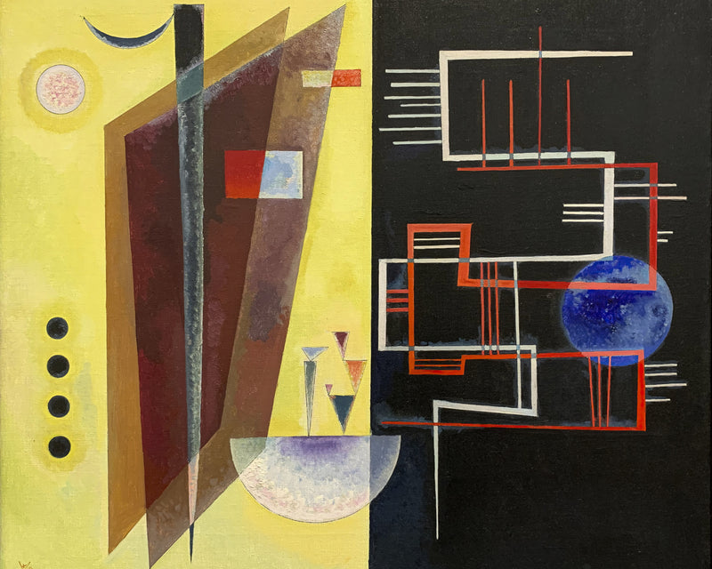 Innerlijk verbond, Wassily Kandinsky, kunstdruk van willem.