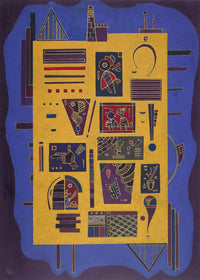 Een conglomeraat, Wassily Kandinsky, kunstdruk van willem.
