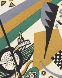 Kleine werelden IV, Wassily Kandinsky, detail