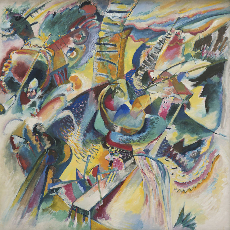 Improvisatie Kloof, Wassily Kandinsky, kunstdruk van willem.