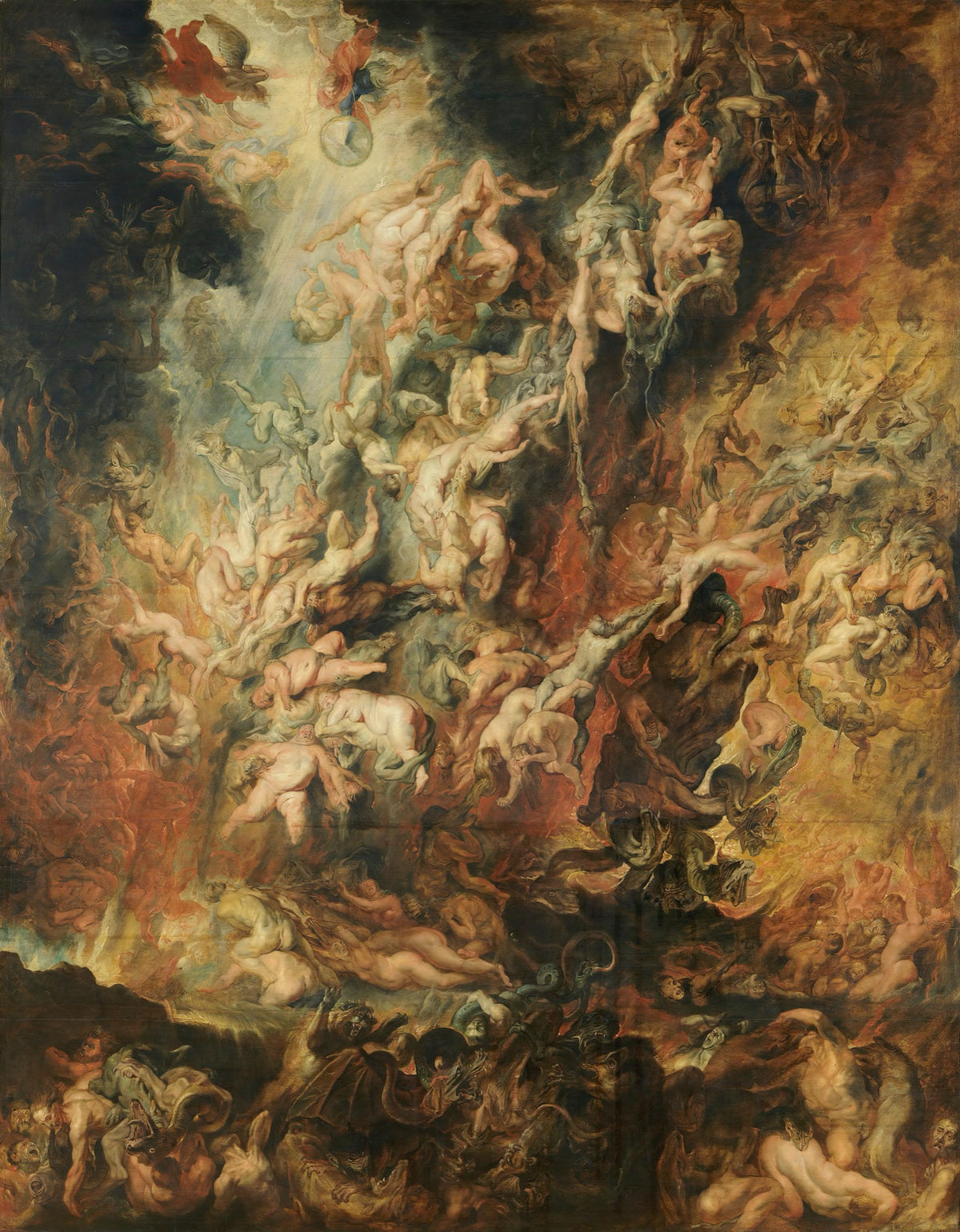 Peter Paul Rubens, De val der verdoemden, ca. 1620, Alte Pinakothek München